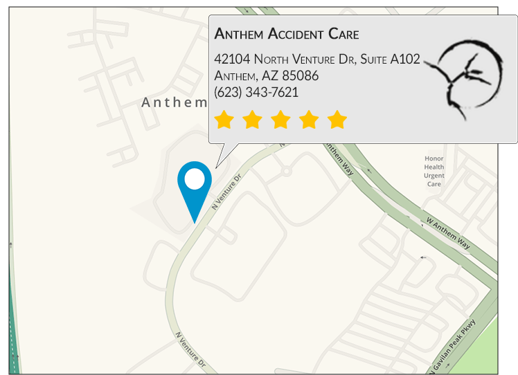 Center For Auto Accident Injury Treatment on Google Map