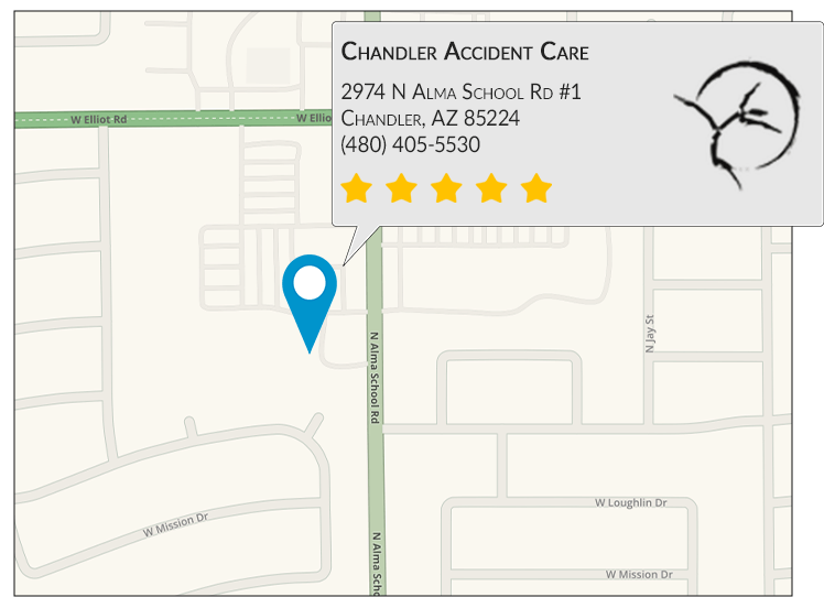 Center For Auto Accident Injury Treatment on Google Map