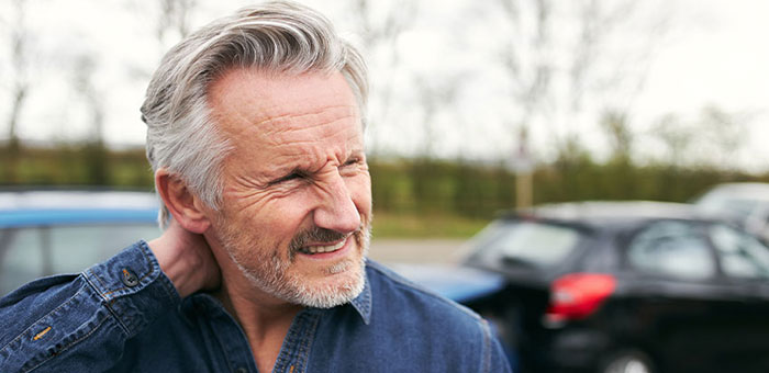 Patient receiving auto accident injury chiropractic in Phoenix for auto accident injury