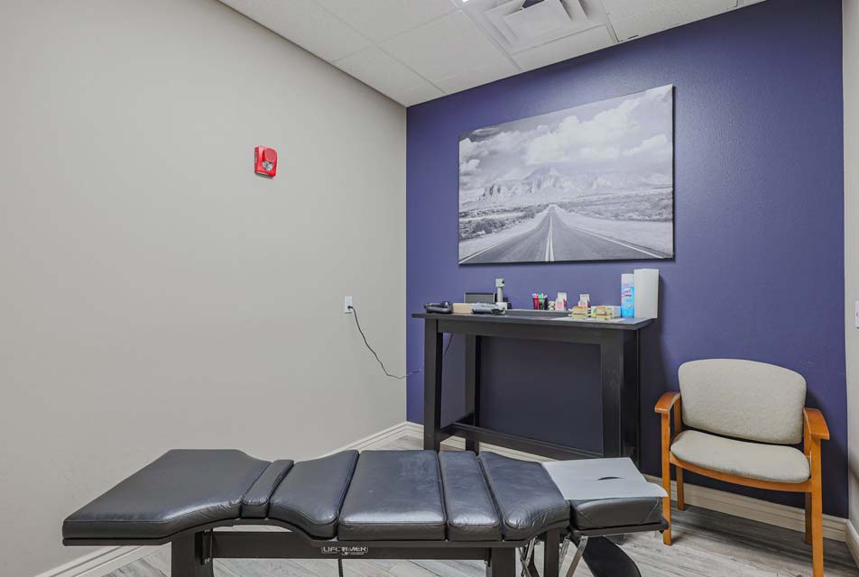 Center For Auto Accident Injury Treatment's adjustment room