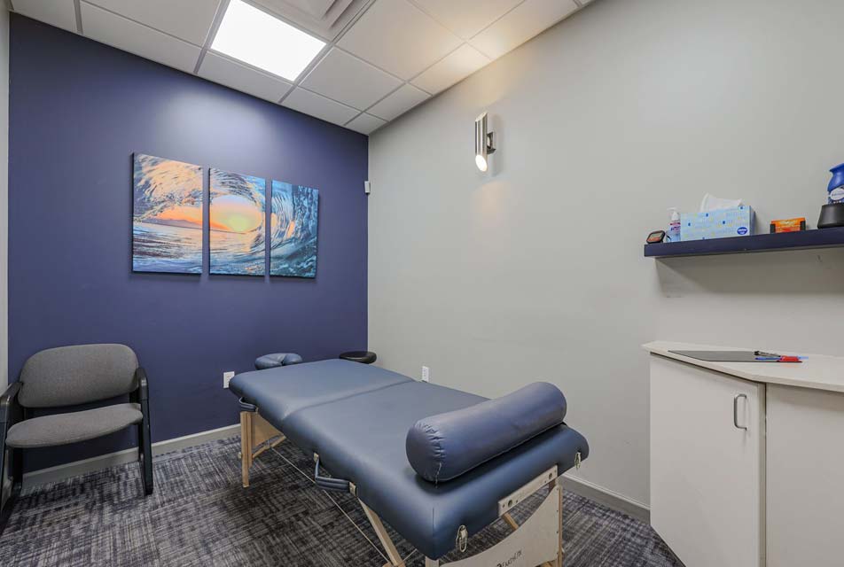 Center For Auto Accident Injury Treatment's adjustment room