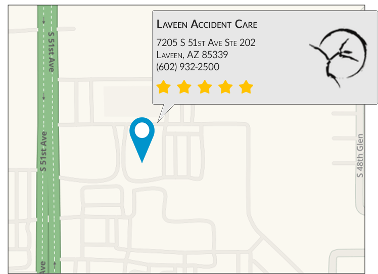 Center For Auto Accident Injury Treatment on Google Map